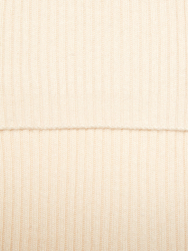 Beiger Strickschal - null - Beige | Sisley image number 2